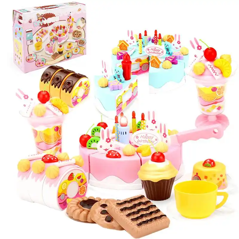 kitchen set cake