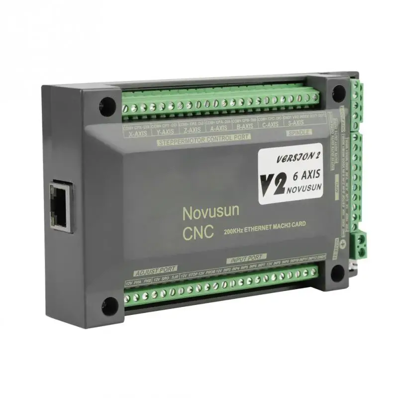 Контроллер с ЧПУ NVEM 6 осевой интерфейс MACH3 Ethernet плата управления движением
