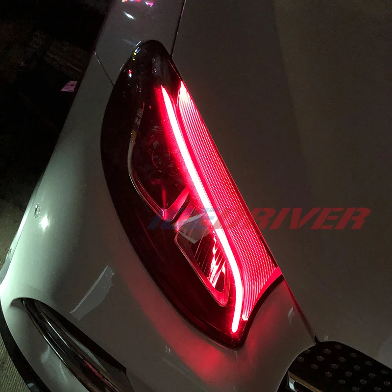 Светодиодный фонарь Icedriver для Mercedes Benz GLC дневные ходовые огни красного синего