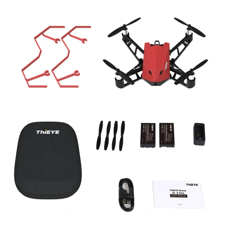

ThiEYE Dr.X Plus Mini WiFi FPV with 1080P HD Camera Foldable High Hold Mode RC Helicopter Drone Optical Flow RC Quadcopter