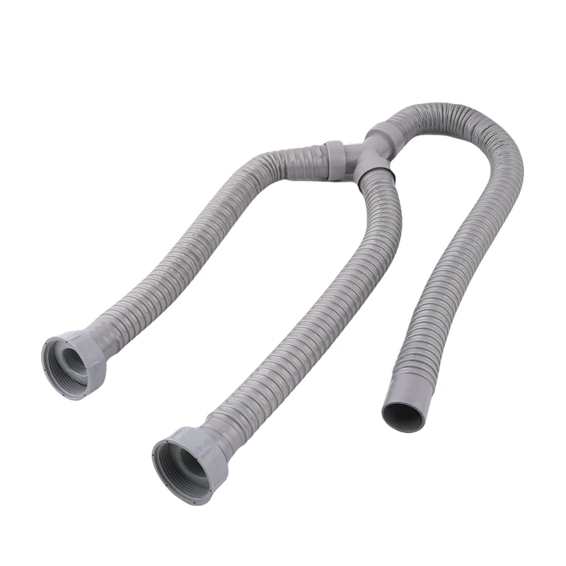 

3.3Ft Washing Machine PVC Y Shaped Drain Discharge Hose Washer Pipe Connector
