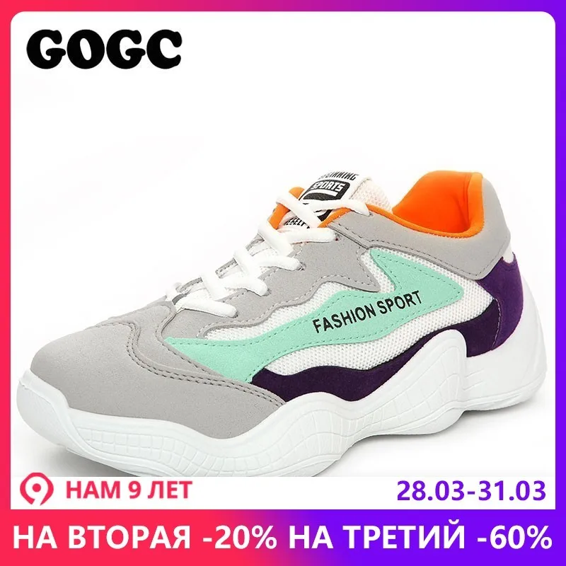 

GOGC Ladies platform sneakers female flat Shoes women slipony woman white footwear Sport Shoes Causal Shoes running shoes G660