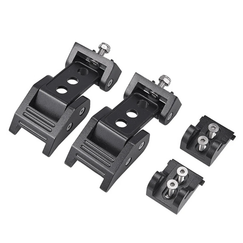 

Black Stainless Steel Latch Locking Hood Catch Kit For 2007-2017 Jeep Wrangler Jk Jku