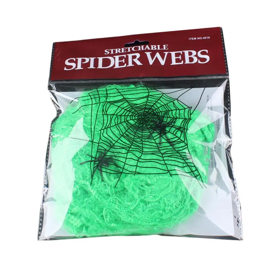 

Horror Extendable Spider Web Trick Toy Party Stage Props Party, Party, Performance,etc. Halloween Decoration