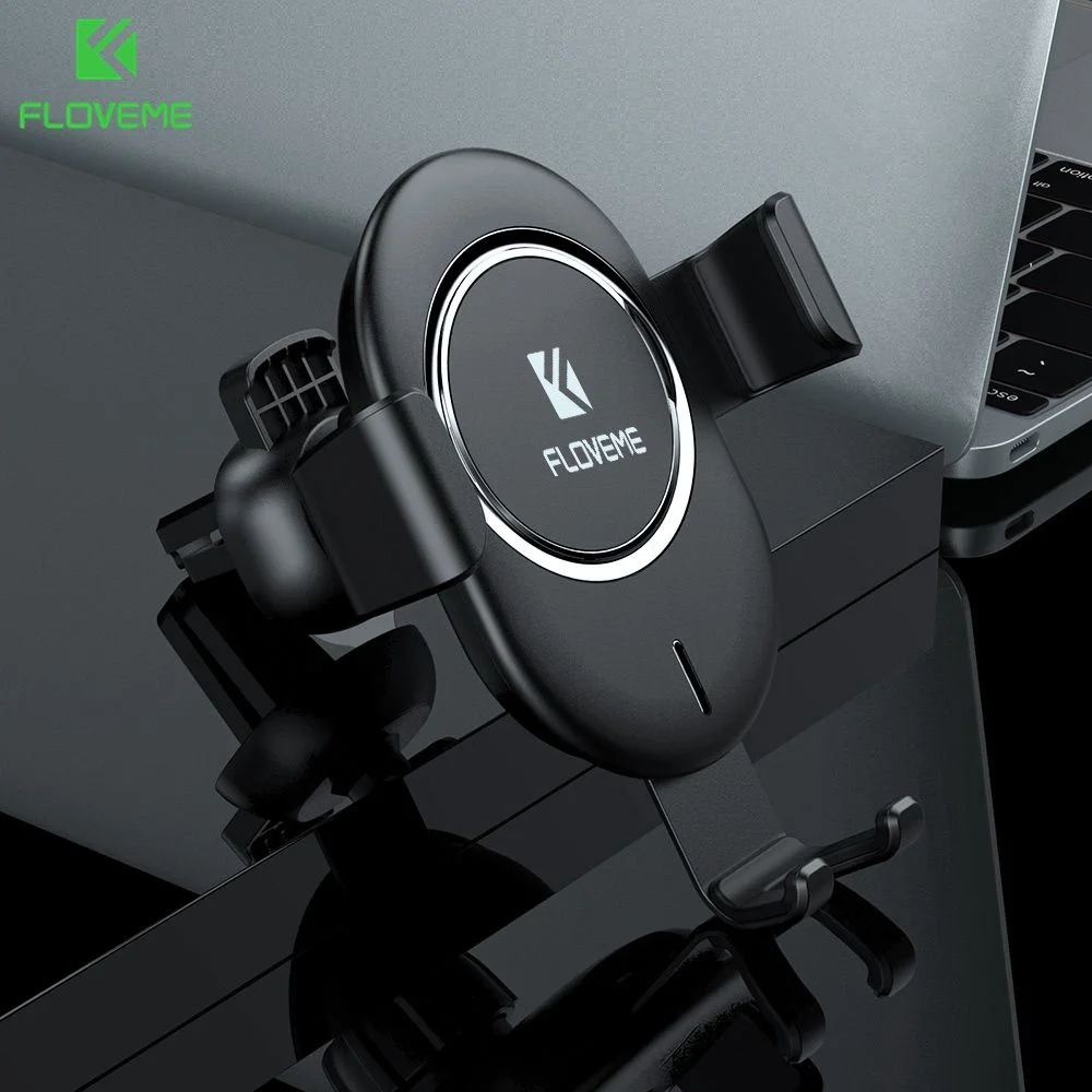  FLOVEME Schwerkraft Auto Telefon Halter 10 W Qi Drahtlose Ladegerät Für iPhone X XR Air Vent Halter