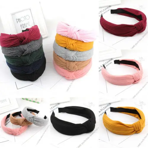 

HIRIGIN Fashion Women Turban Twist Knot Head Wrap Headband Twisted Knotted Hair Band Hot Headwear