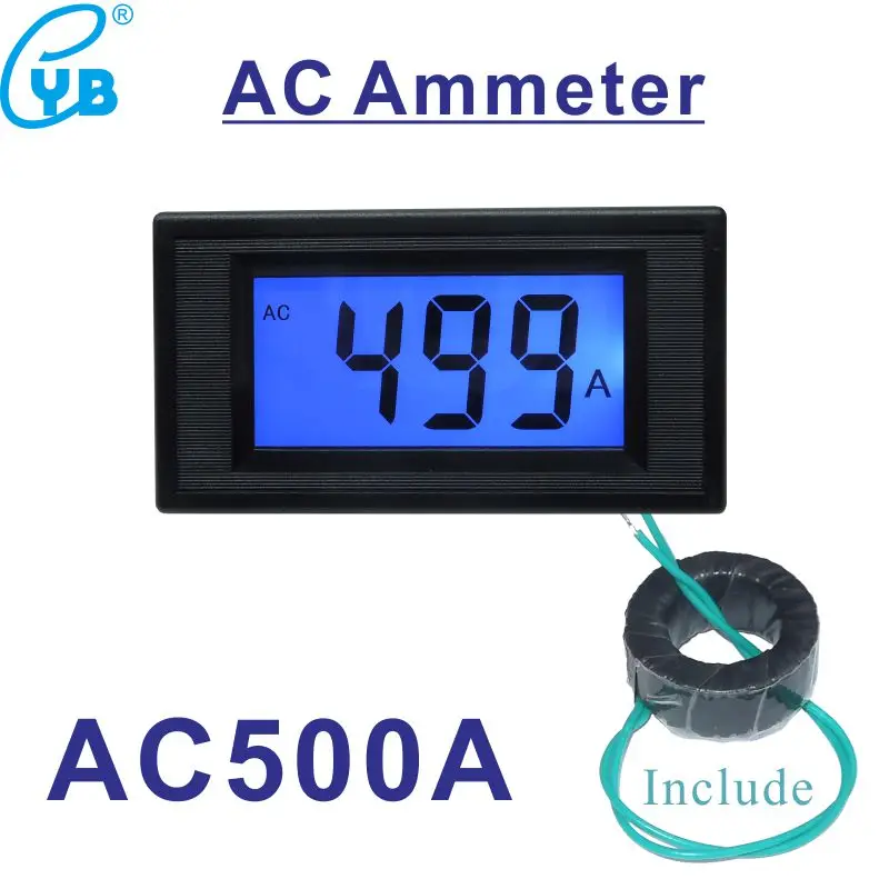 ACDigitalCurrentMeterAmmeterAC0500ACurrentTesterModuleWith
