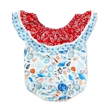 Одежда для купания для маленьких девочек с открытыми плечами; кружевной купальник с оборками; детский купальный костюм; милый купальный костюм; одежда