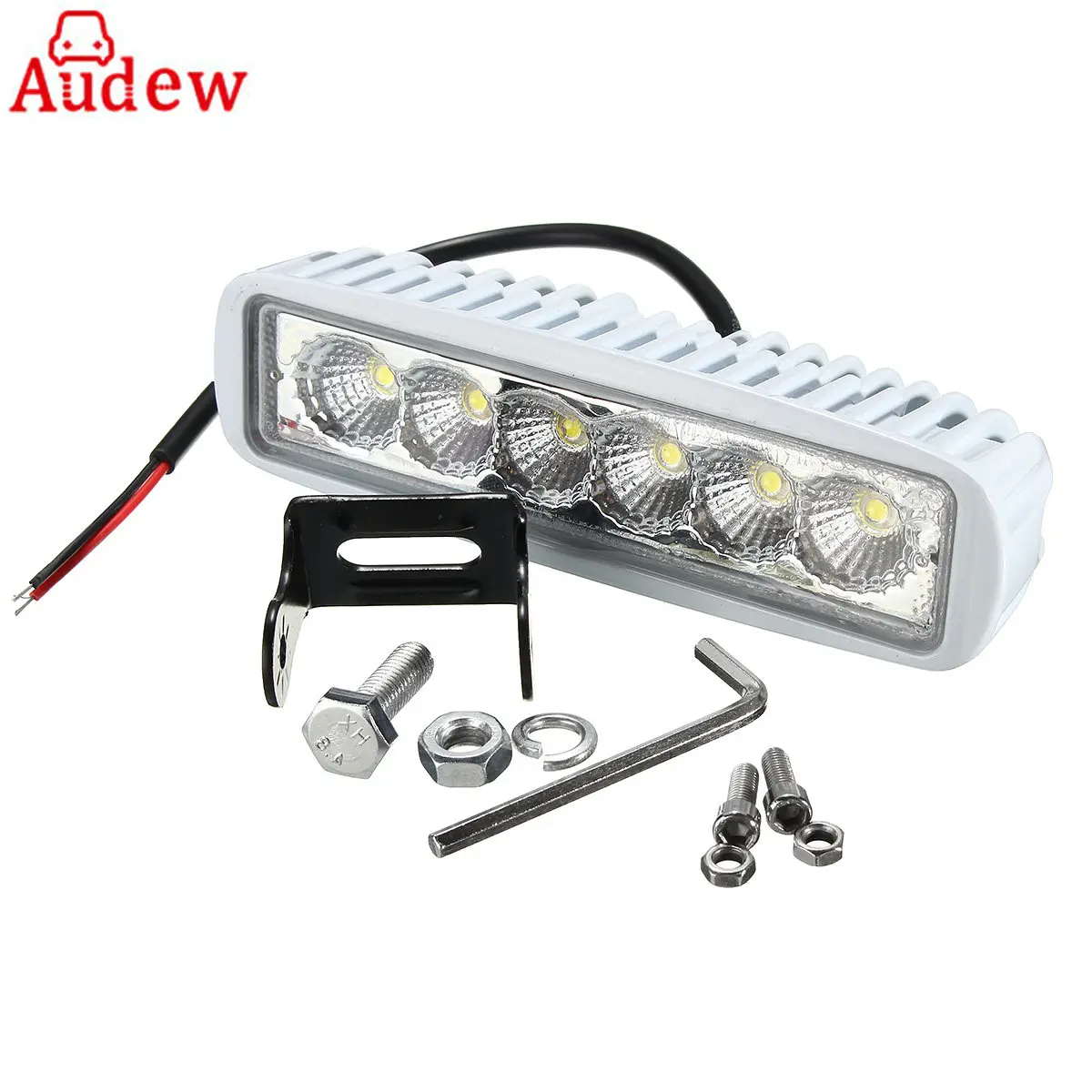 

12V 6 LED Car LED Worklight Flood Light Spot Light Universal Light Bar For Boating/ Hunting/ Fishing/ RV/Truck
