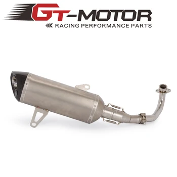 

Xmax 300 X-MAX300 X-MAX 300 Exhaust Pipe Carbon Fiber For Yamaha XMAX 250 300 cc 2017-2018 full system middle pipe