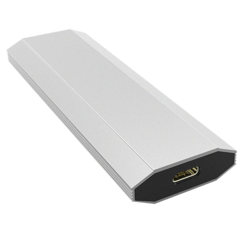

Nvme Pcie M.2 Ssd To Usb 3.1 Type C 10Gbps External Aluminum Cooling Case, 2242 2280 Pci-E M2 M-Key Ngff Hdd Card Reader Adapt