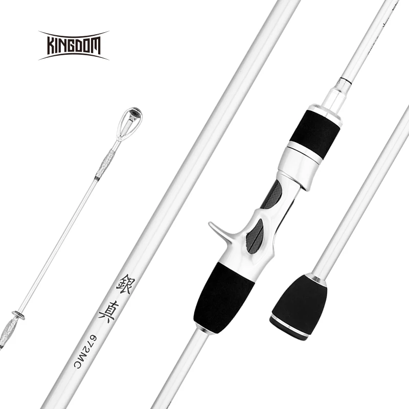 Kingdom SILVER TRUE Casting Fishing Rods Carbon UL ML M Action 1.89m 2m