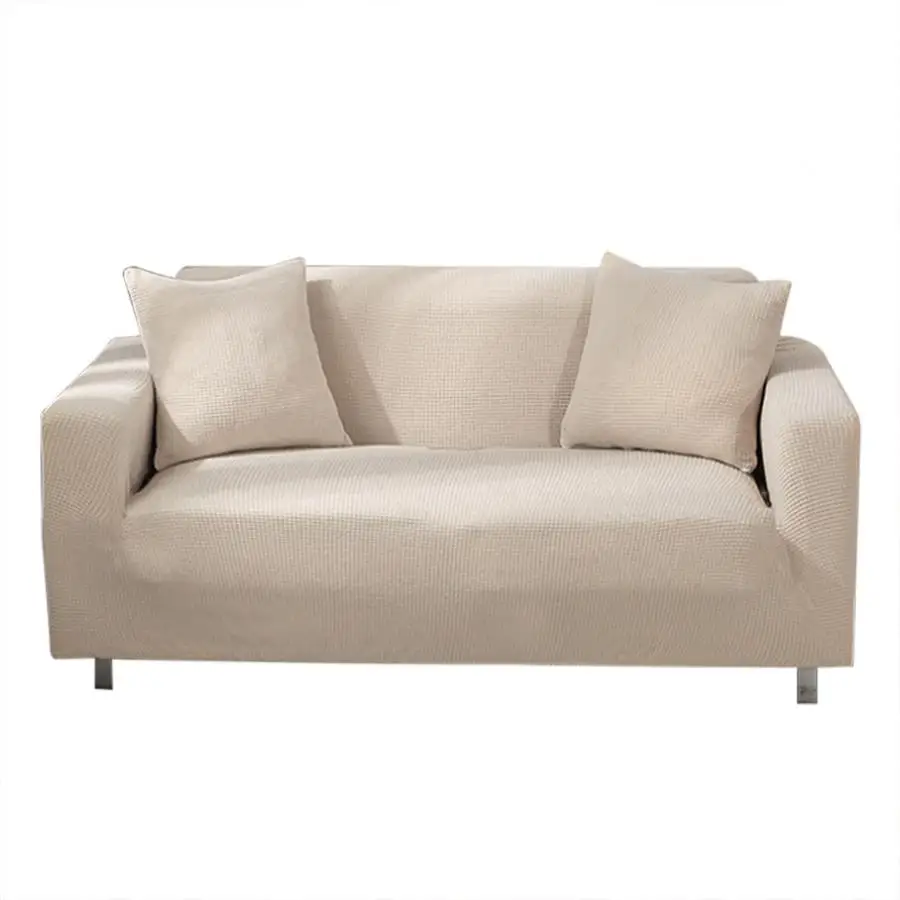 

Waterproof Elastic Dustproof Slipcover Sofa Covers For Living Room Solid Sectional Sofa Cover Elastic Couch Cover Home Decor