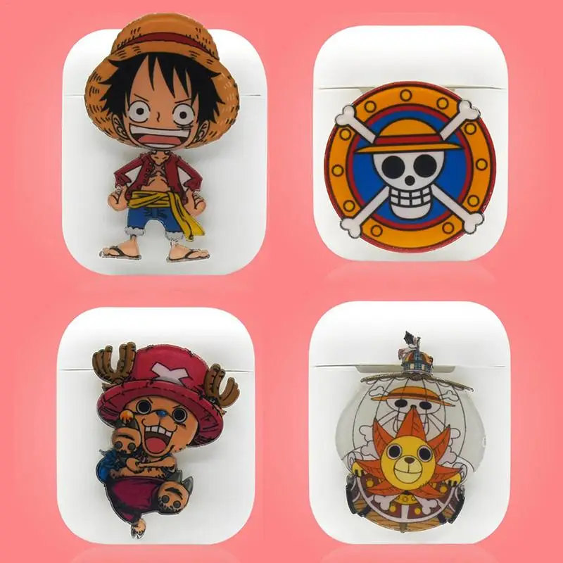 

Wireless Bluetooth Headset Case Anti-fall Dustproof Cartoon Earphone Box Silicone Storage Bag For Airpods Apple