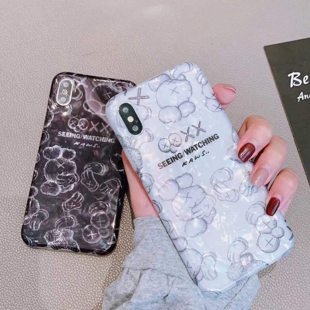 

KAIEN Seashell Sesame Street KAWS Fashion soft Mobile Phone Case for Huawei P20 P30 Pro Mate 10 20Pro Nova 2S 3 Honor 9 10 cover