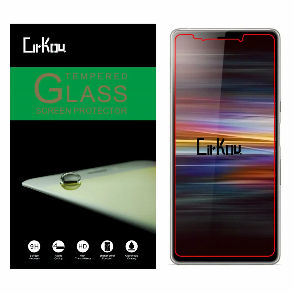 

For Sony Xperia L3 Original Cirkou 2.5D 0.33mm 9H Hardness Anti-Burst 100% Tempered Glass Screen Protector Protective Film