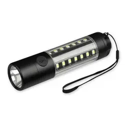 GEZICHTA УДАРА USB заряжаемый через USB светильник, светодиодный аварийный фонарик Предупреждение свет 3509A портативная лампа уличный походный