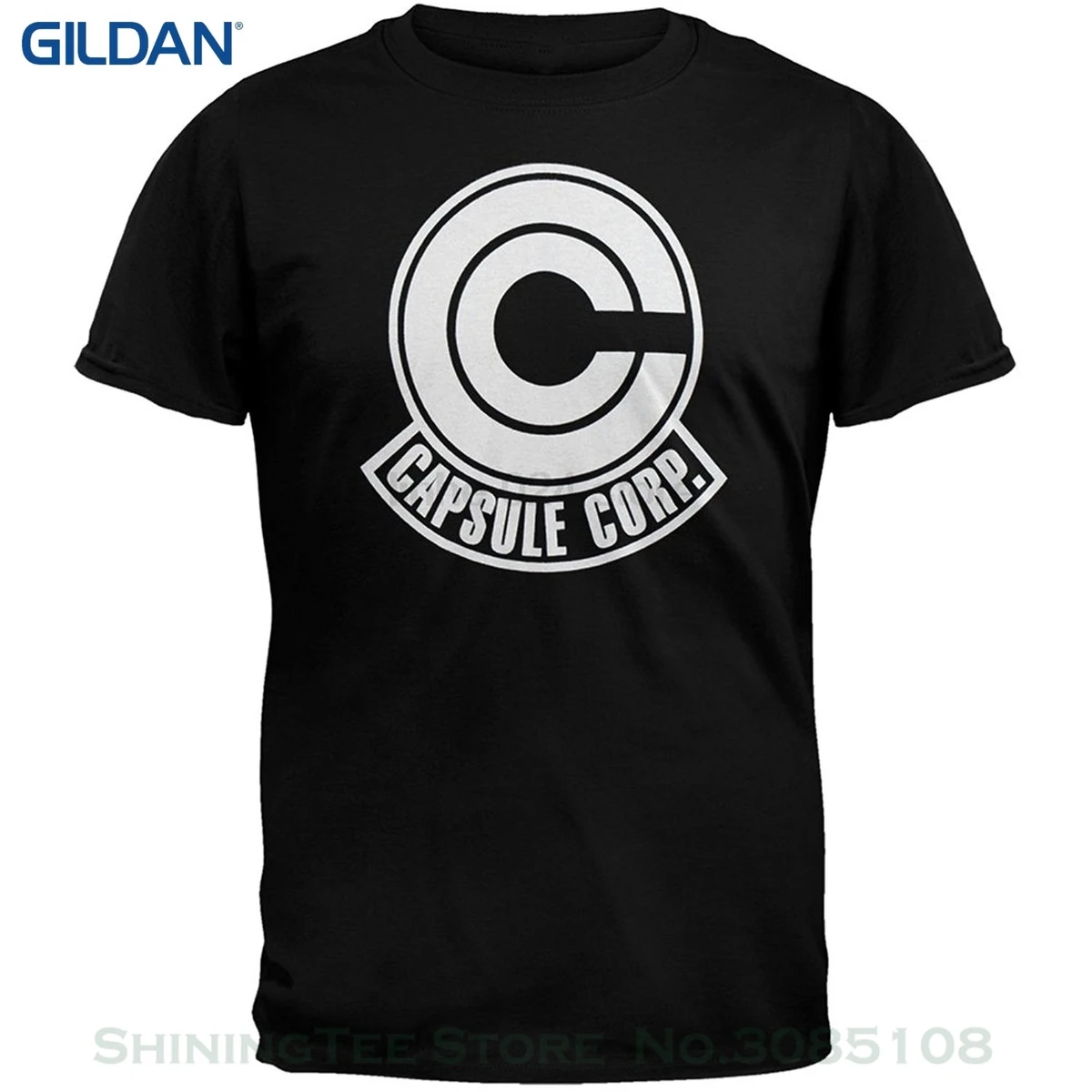 

GILDAN Printed T Shirt Men Cotton T-shirt New Style Dragonball Mens Capsule Corp Soft T-shirt Og Exclusive