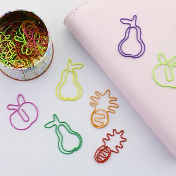 

30pcs per pack Paperclip fruit collage, cute shape, shaped paper clip