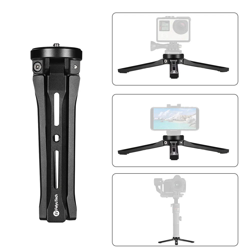 

FeiyuTech V4 Tabletop Tripod for Zhiyun DJI MOZA hohem FeiyuTech AK4000/2000 Handheld Gimbal Stabilizer/Camera w/ 1/4"Screw Hole