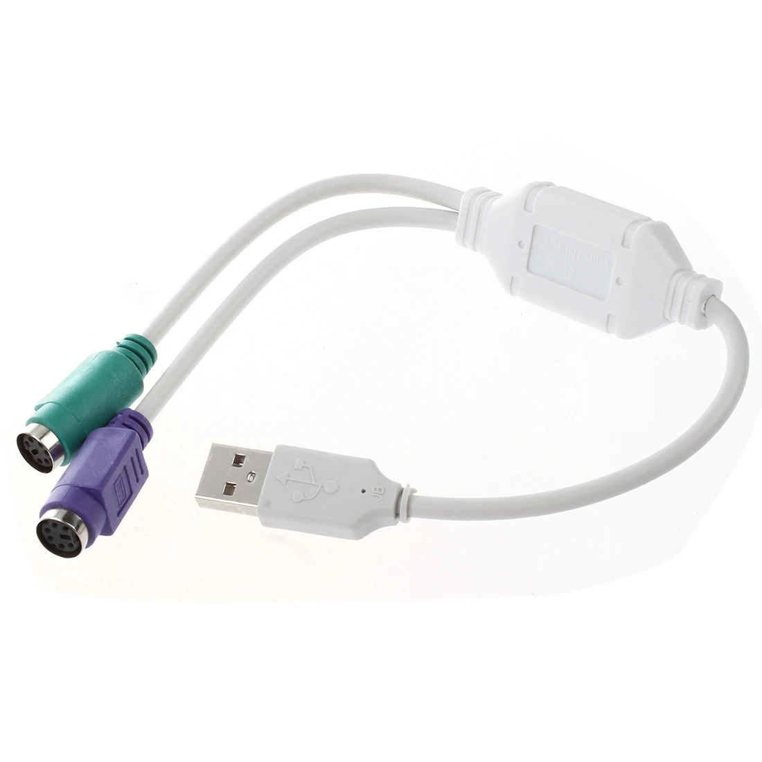 

semoic USB PS/2 Mouse & Keyboard 2 branch conversion cable