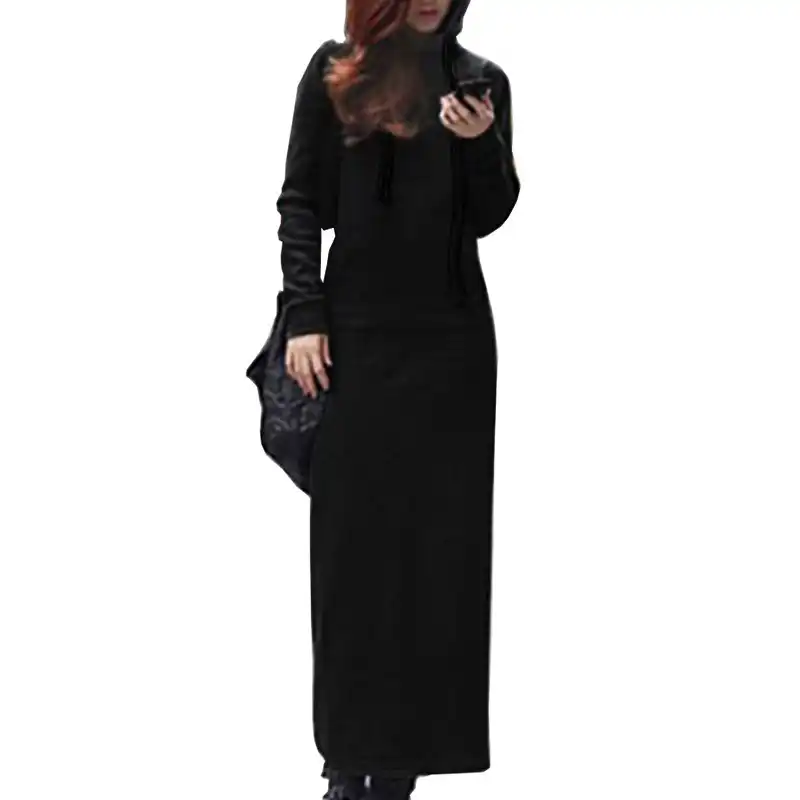 oversized maxi jumper dress