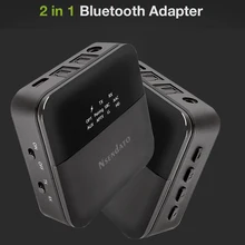 2 в 1 беспроводной Bluetooth 5,0 приемник передатчик CSR8675 3,5 мм аудио aptx HD LL оптический адаптер и экран дисплея для ТВ автомобиля
