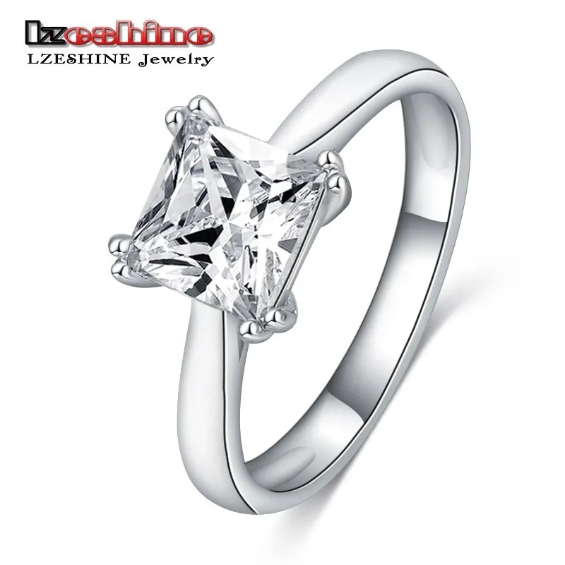 

Beaglor Fashion Women Finger Rings Purple CZ Stone Wedding Rings For Women Wedding Bands Statement Jewelry gift