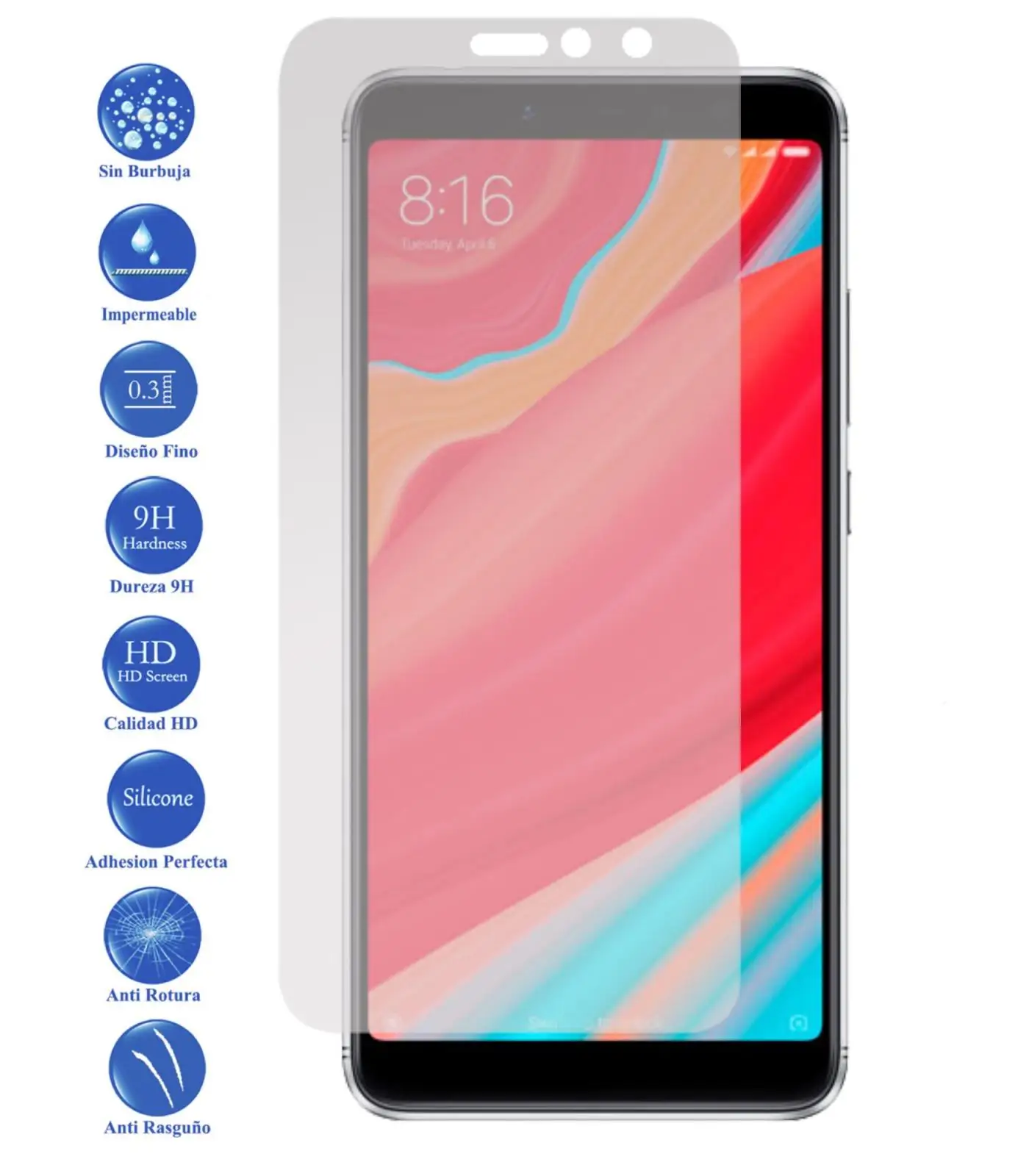 Tempered Glass Lcd Cover Screen Protector Vidrio 9 H Premium For Xiaomi Redmi S2 huismerk kopen in de aanbieding Tempered Glass Lcd Cover Screen Protector Vidrio 9 H Premium For Xiaomi Redmi S2 huismerk kopen in de aanbieding