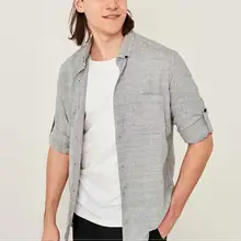 Trendyol светильник синий для мужчин Slim Fit один карман эполеты