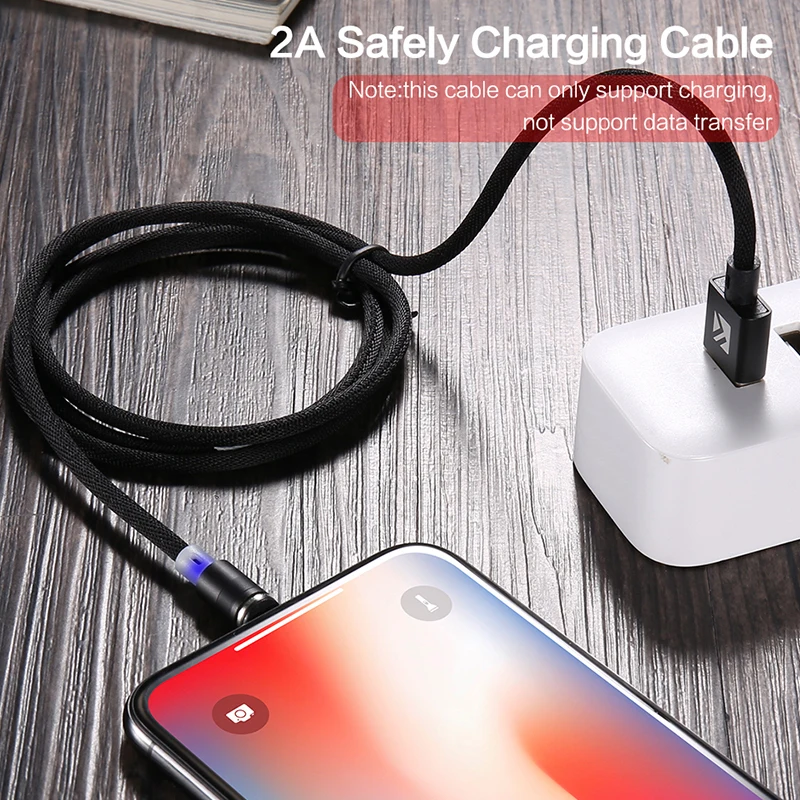 

FLOVEME USB Magnetic Cable For Apple iPhone X 7 6 Micro USB Type-C Charger Fast Charging Cable for Samsung Xiaomi Magnet Charger