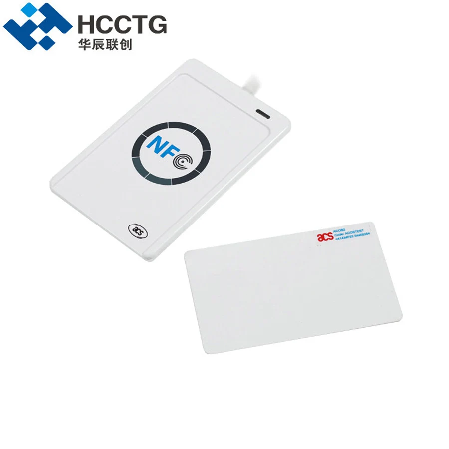 USB считыватель бесконтактных смарт-карт ридер, RFID считыватель ACR122U + 2 шт. M1 карты