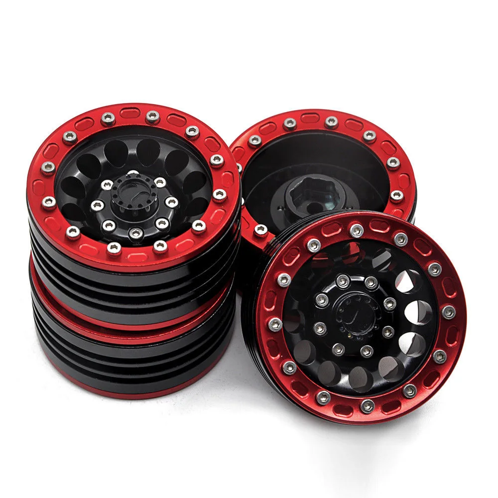 

Tyre Tires Wheel Rims Set Spare Part For SCX10 CC01 D90 90046 1/10 Crawler 4WD