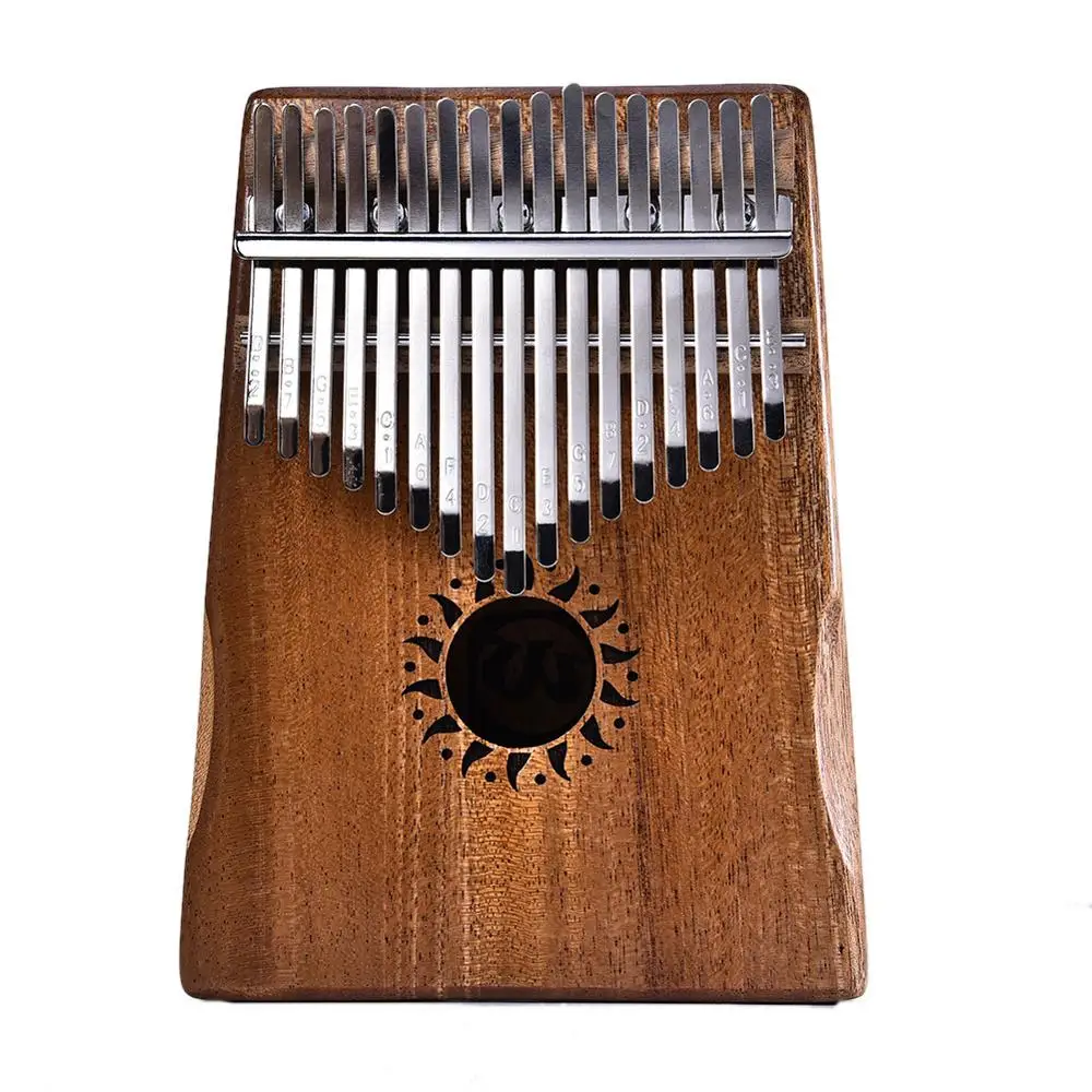 

Muspor 17 Key Kalimba Thumb Piano Mbira African Musical Instrument Mahogany Wood Keyboard Percussion Gift WT17M