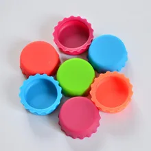 2 шт./пакет силиконовая бутылка для пива крышками, винные пробки силикон сохранение пиво крышка напитков закрытие крышки Бутылочки для приправ, фиксаторы уход за кожей лица