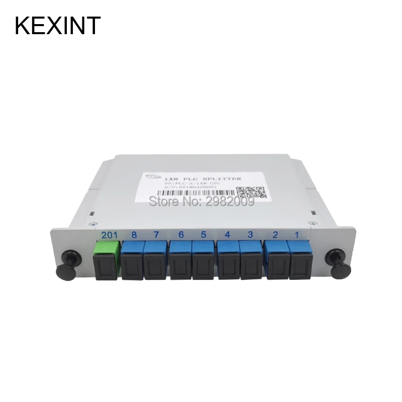 KEXINT напрямую с фабрики PLC сплиттер SC/UPC 1*8 вставки/LGX/Кассетный тип волоконно