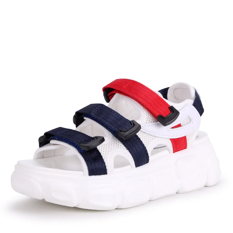 

white beach outdoor sandals woman 2019 summer girl hiking sandals female flatform roman ladies sports sandals women's