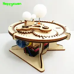 Happxuan пособия по астрономии подарки Защита от солнца земля планета Луна Солнечный системы модель DIY Малыш Наука географические игрушки