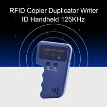 Handheld 125KHz RFID Copier Duplicator Key Door Writer Programmer Reader EM4305 T5577 Rewritable ID Keyfobs Tags ID Card Copier