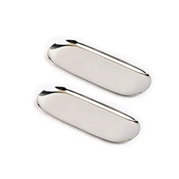 

2pcs Stainless Steel Towel Tray for Fruit Cosmetics Jewelry Storage Organizer