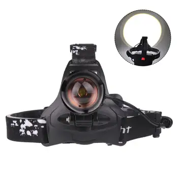 

LED Mulit Functional 18650 Usb Rechargeable Adjuctable Outdoor Headlamp Telescopic Zoom Cycling Head Torch