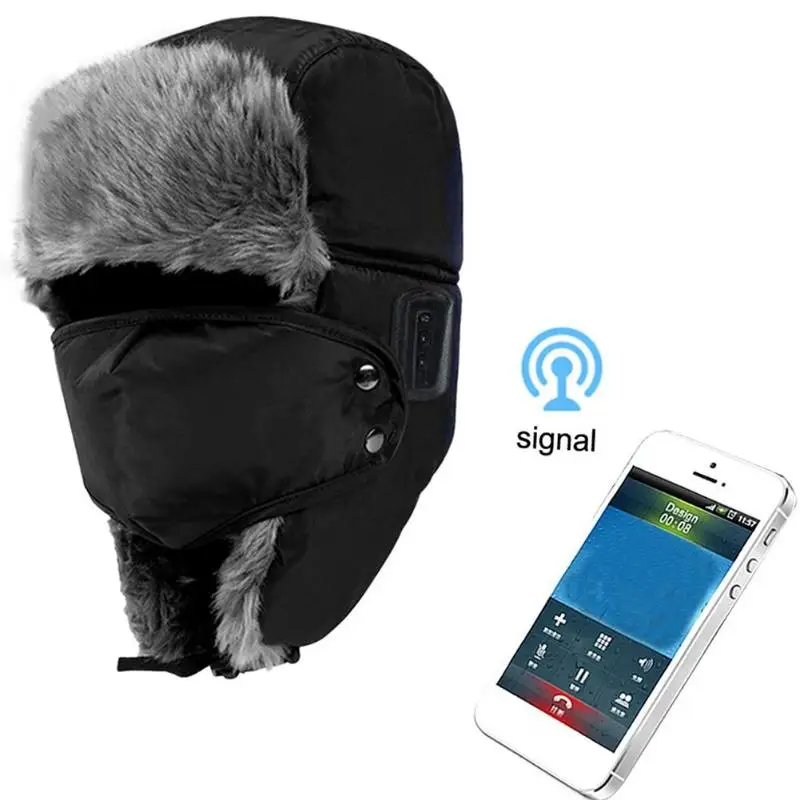Новые спортивные уличные зимние теплые Bluetooth Охотник на пушных зверей