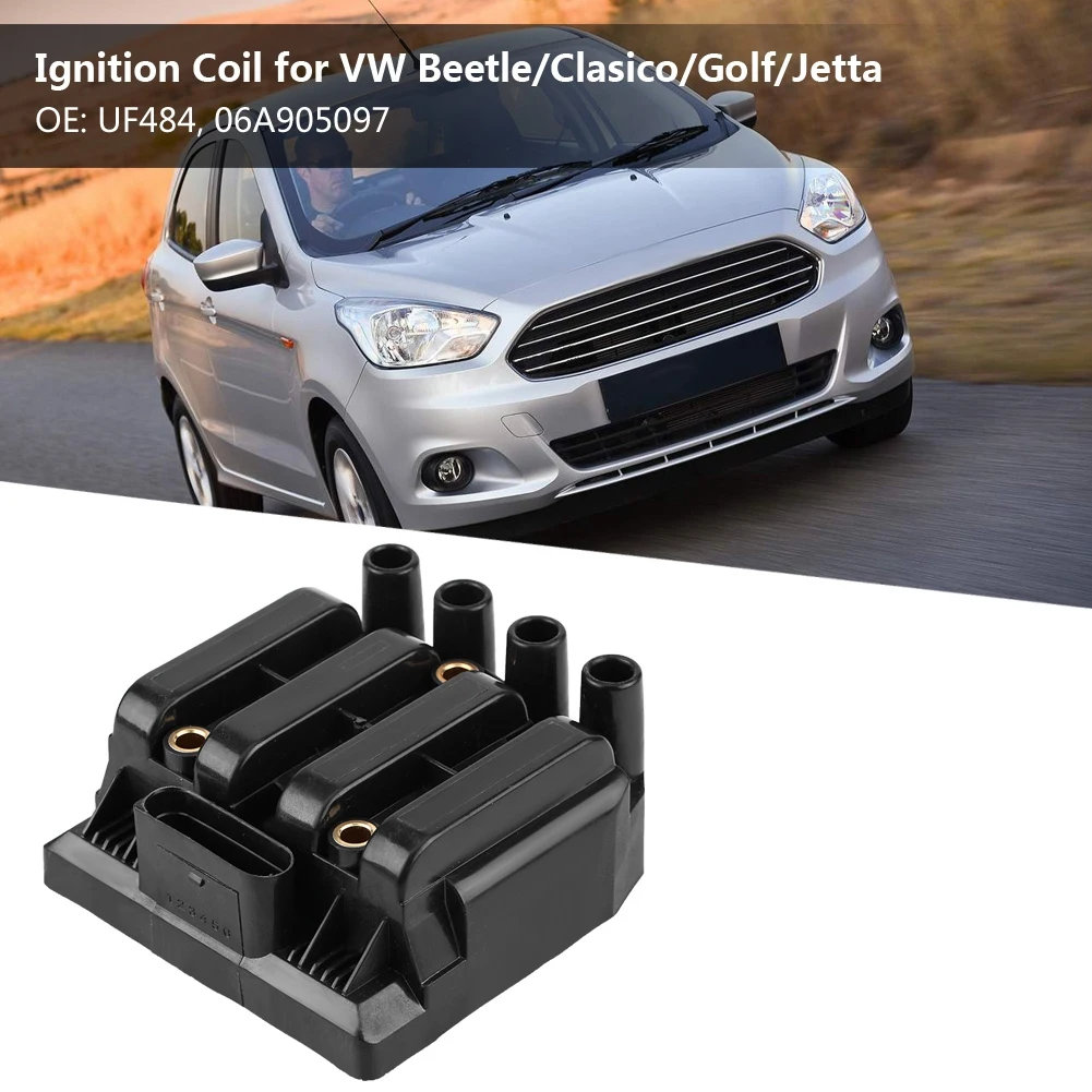 

Ignition Coil for VW Beetle/Clasico/Golf/Jetta UF484 06A905097 Ignition Coil for VW UF48 06A905097 06A905104