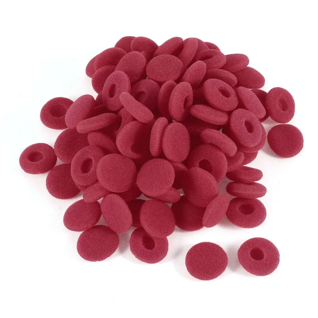 

100 Pc Red Soft Sponge Headphone Helmet Pad Replacement Case