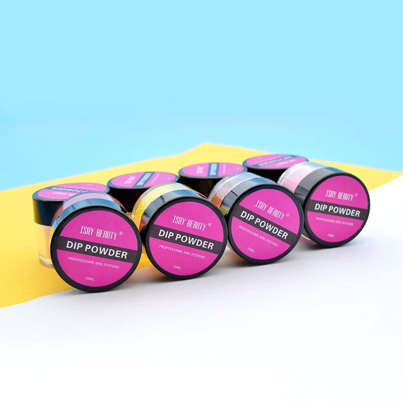 ISAYBEAUTY пудра для напыления без УФ излучения Лечение ногтей прочное и долговечное