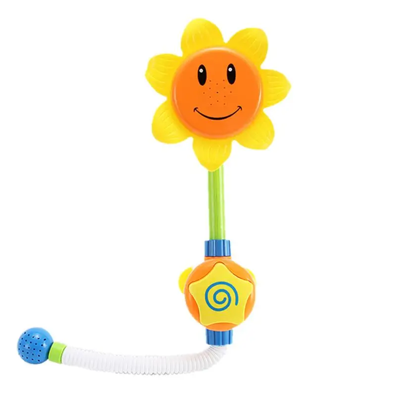 

Bath Shower Faucet Learning Toy Water Game Playing Baby Colorful Sunflower Children Have Fun Gift Toys for Children Random Color