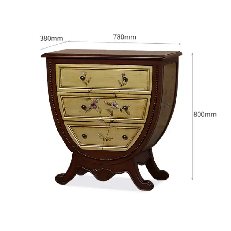 Muebles vintage muebles de sala de almacenamiento gabinete de sala de