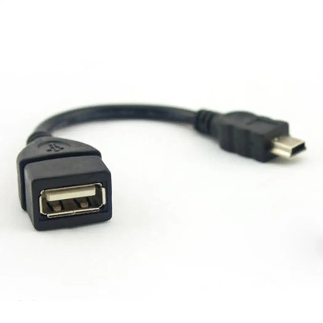 14 5 см портативный USB 2 0 A Женский к Micro B Мужской конвертер OTG адаптер кабель для Sam