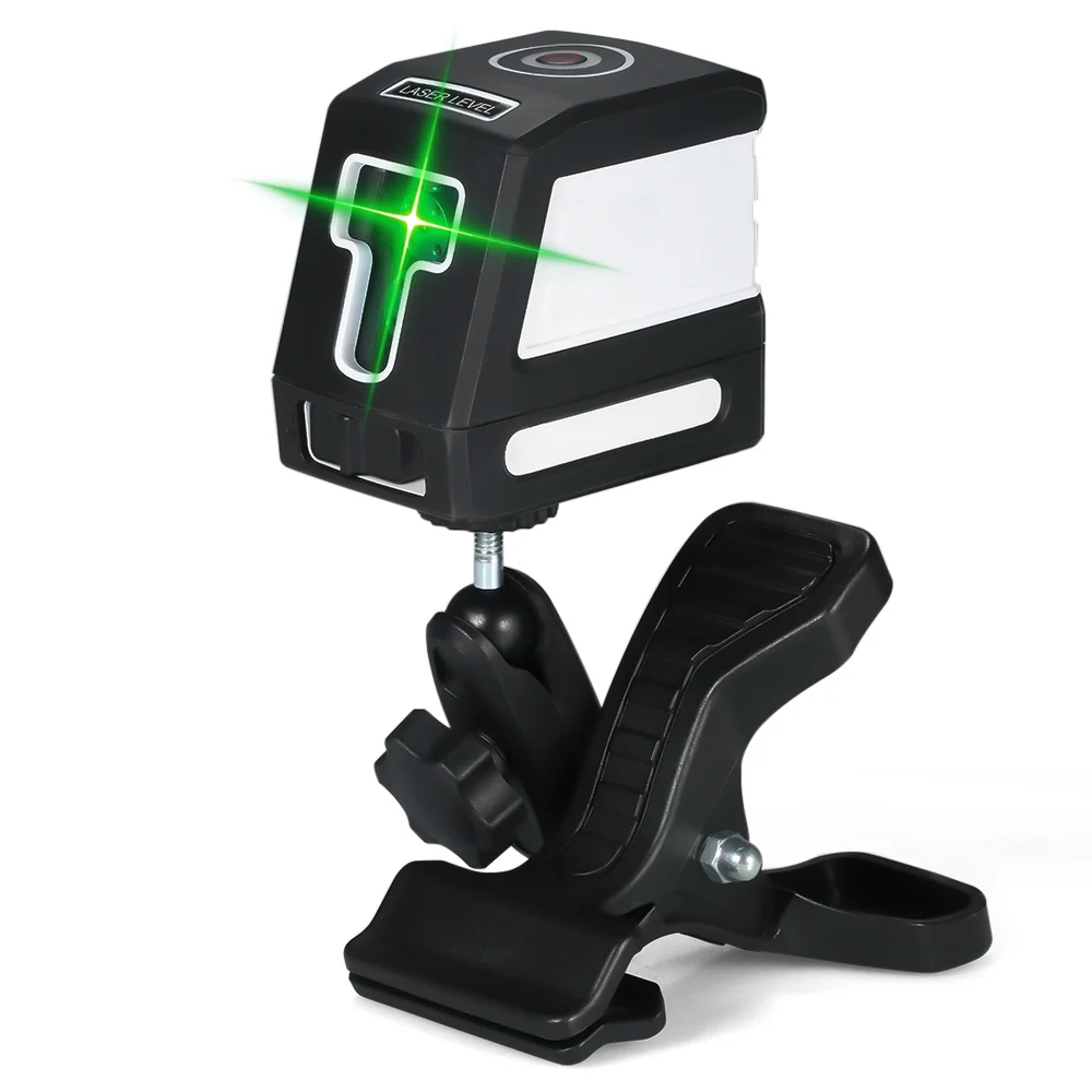 

2 Green Laser Lines IP54 505-550nm Automatic Self Leveling 360 Vertical&Horizontal Laser Level Cross Line Measure Tool