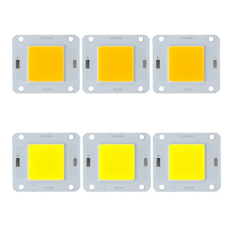 CLIATE COB LED Chip 20W 30W 50W White Warm White 120LM/W LED Chip Source for Flood Light DC30-40V